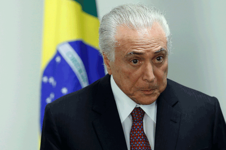 Temer: ex-presidente virou réu por desvios de R$ 1,6 milhão (Adriano Machado/Reuters)