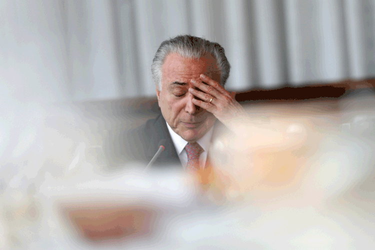 Temer: ex-presidente foi denunciado por desvios na Eletronuclear (Adriano Machado/Reuters)