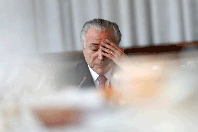 Temer: ex-presidente é apontado como líder de organização criminosa (Adriano Machado/Reuters)