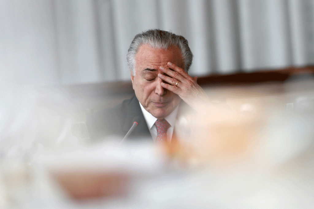 Temer: ex-presidente é apontado como líder de organização criminosa (Adriano Machado/Reuters)