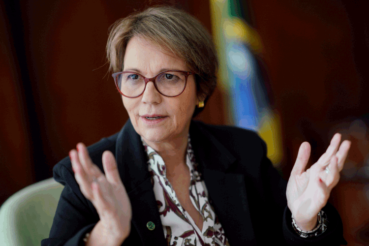 Tereza Cristina, ministra da Agricultura (Ueslei Marcelino/Reuters)