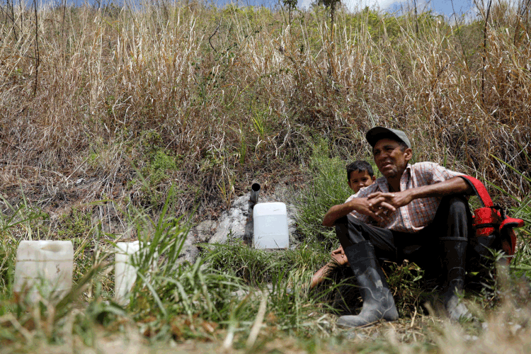 Venezuelanos: povo sofre com a fome no país assolado pela crise (Carlos Jasso/Reuters)