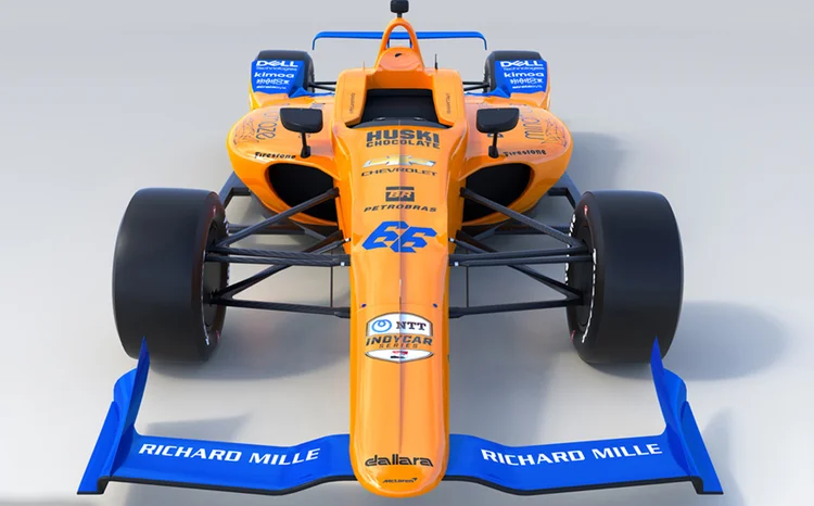 Novo carro da McLaren: espanhol terá um desenho bem parecido com o usado pela marca na F1 (McLaren/Divulgação)