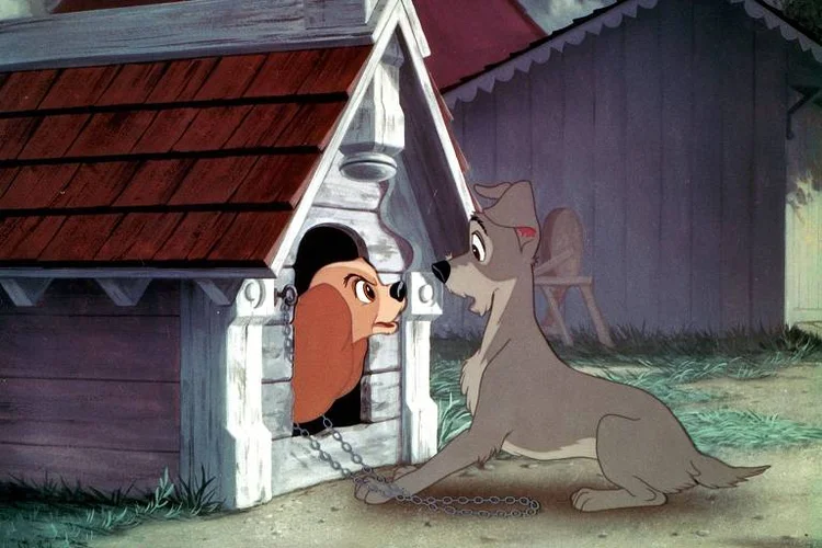 O filme original de "A Dama e o Vagabundo" foi lançado em 1955 (Disney/Divulgação)