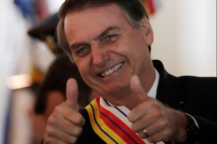 Bolsonaro: de volta ao país, presidente encontra deputados e Alckmin pela Previdência (Ueslei Marcelino/Reuters)