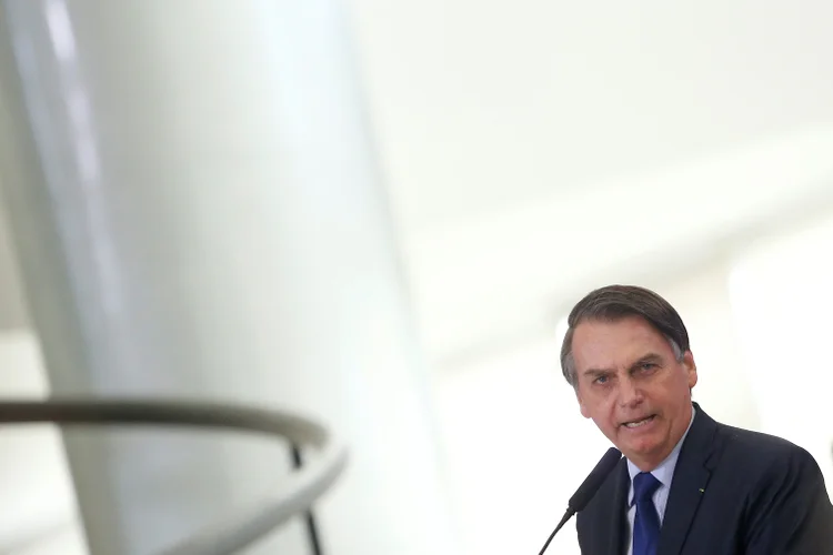 Jair Bolsonaro: anúncio foi feito no perfil oficial do presidente no Twitter (Adriano Machado/Reuters)