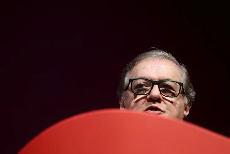 Ministro da Educação, Ricardo Vélez Rodrigues em reunião do LIDE em Campos do Jordão. 5 de abril de 2019.  (Amanda Perobelli/Reuters)
