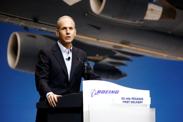 CEO da Boeing Dennis Muilenburg (Lindsey Wasson/Reuters)