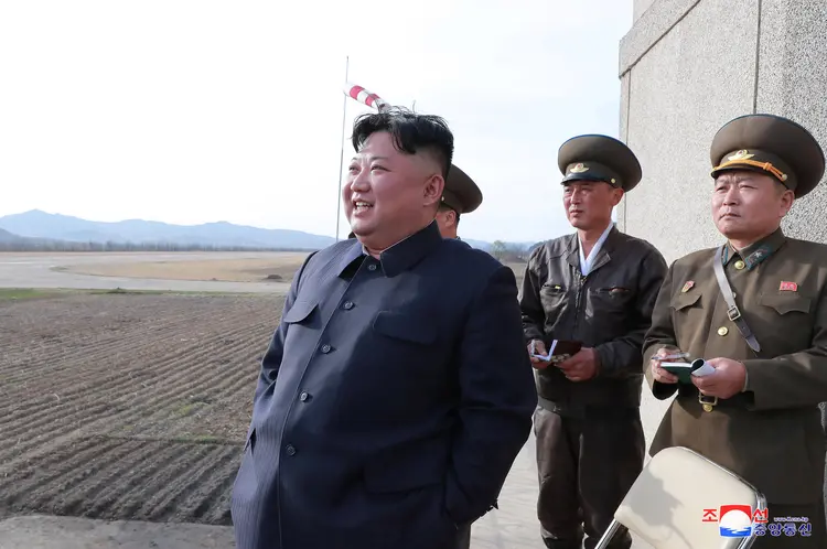 Kim Jong-un: íder disse na semana passada que está disposto a se reunir mais uma vez com Trump (KCNA/Reuters)