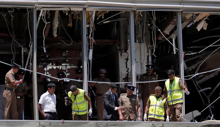 Explosão em hotel no Sri Lanka (Dinuka Liyanawatte/Reuters)