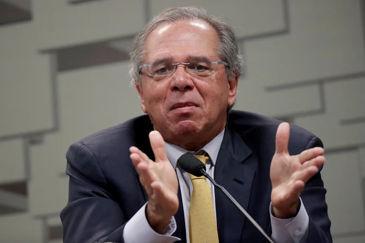 Paulo Guedes: Ministro da Economia também pode ter sido vítima de hacker que confessou ter invadido celular de Sergio Moro (Ueslei Marcelino/Reuters)
