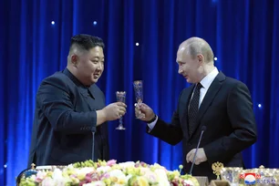 Imagem referente à matéria: Coreia do Norte é "camarada de armas" da Rússia, diz Kim Jong Un