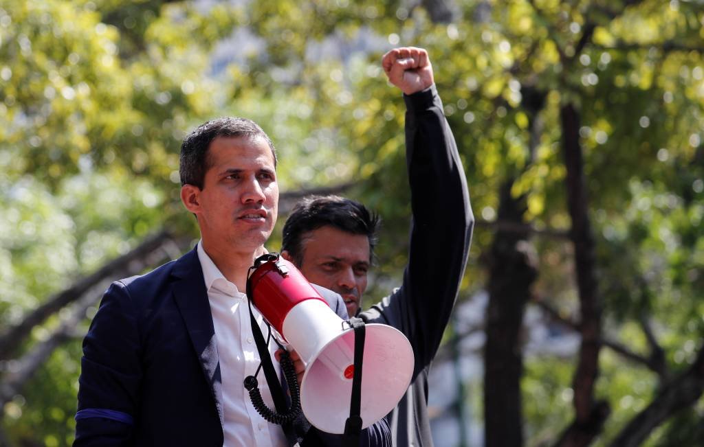 Juan Guaidó: político é hoje figura essencial para a oposição em confronto com o presidente Nicolás Maduro (Reuters/Carlos Garcia Rawlins)