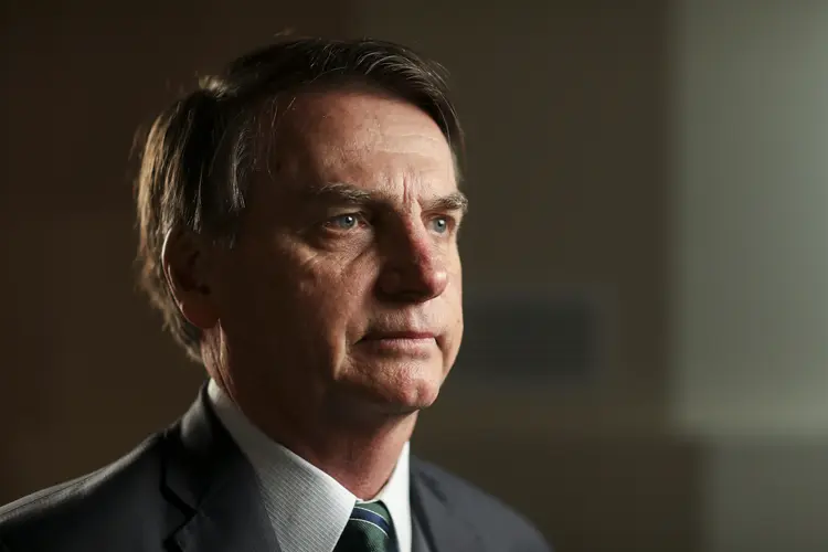 Bolsonaro: presidente brasileiro declarou apoio a movimento de oposição da Venezuela (Simon Dawson/Bloomberg)