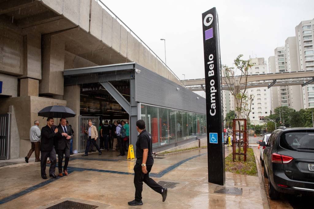 Governo de SP entrega estação Campo Belo e completa linha Lilás do Metrô