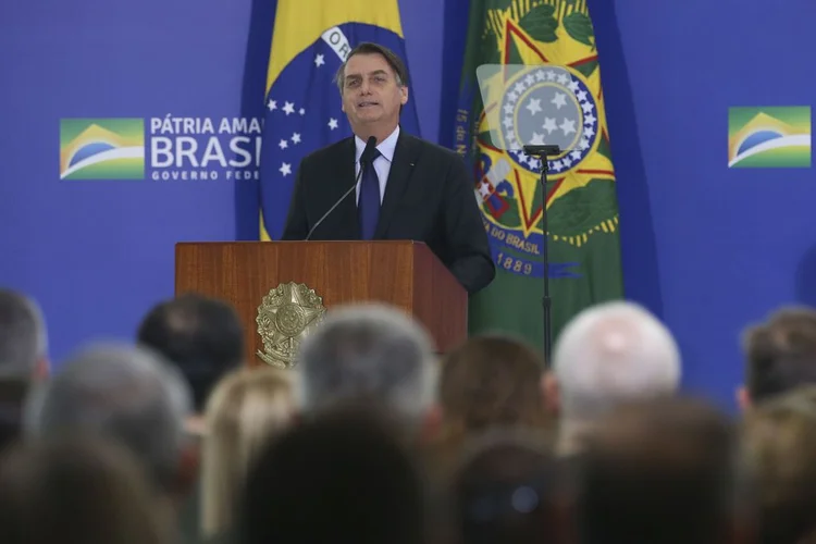 Bolsonaro: o presidente falou sobre as negociações do acordo Mercosul-União Europeia (Antonio Cruz/Agência Brasil)