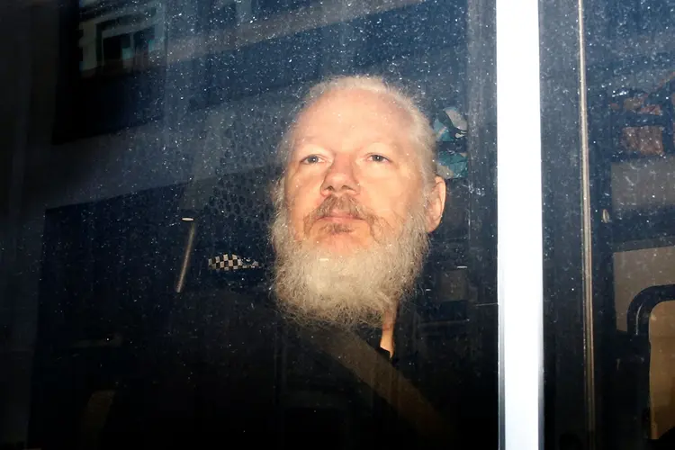 Julian Assange, fundador do Wikileaks, foi preso na embaixada do Equador em Londres (Henry Nicholls/Reuters)