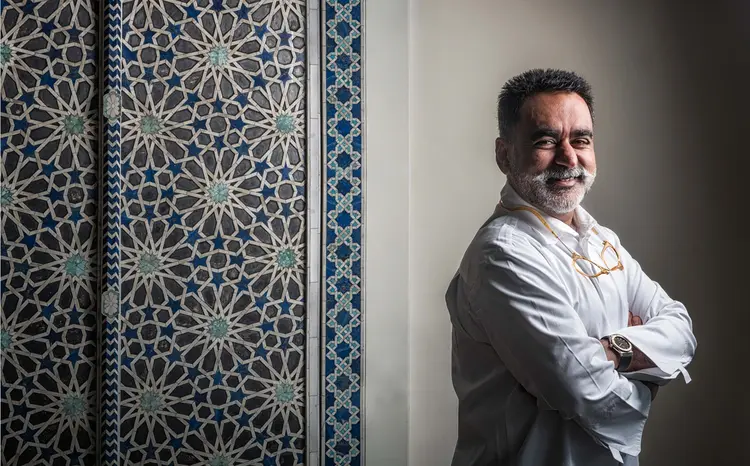 Vineet Bhatia: chef foi um dos primeiros chefs internacionais a abrir um restaurante em Dubai (Aalok Soni/Hindustan Times/Getty Images)