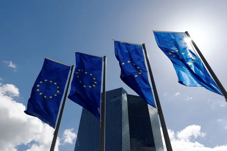 Sede do Banco Central Europeu (BCE), em Frankfurt, na Alemanha 26/04/2018 REUTERS/ (Kai Pfaffenbach/Reuters)
