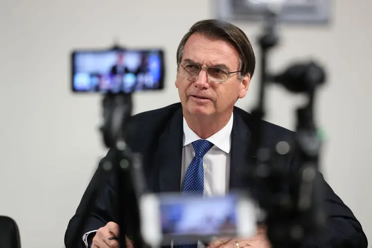 Bolsonaro: pessoas próximas ao presidente reclamavam dos muitos erros nas peças publicitárias do governo e da falta de estratégia na área (Marcos Corrêa/Agência Brasil)