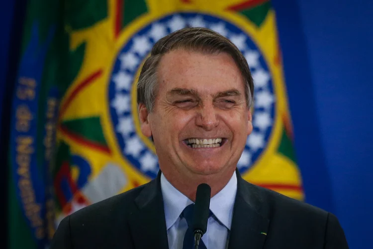 JAIR BOLSONARO: "Eu não tenho o poder de interferir em muita coisa e nem quero. Apenas dou sugestões" (Andre Coelho/Bloomberg/Bloomberg)