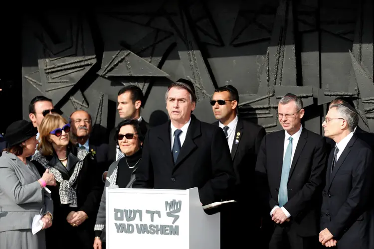Bolsonaro: presidente está em Israel (Ronen Zvulun/Reuters)