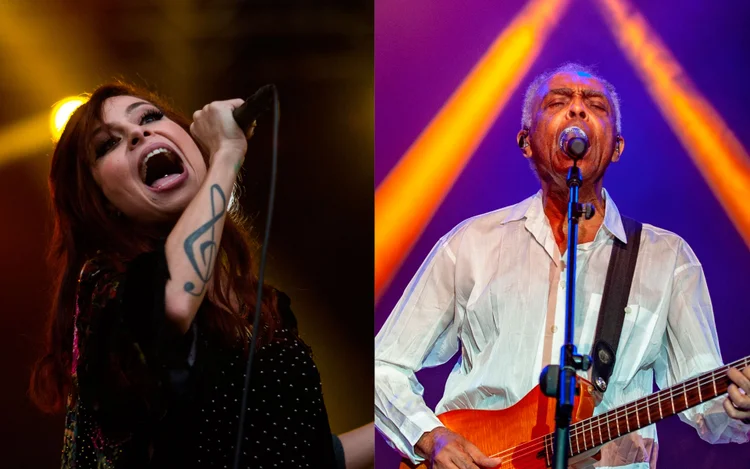 Pitty e Gilberto Gil se apresentam no festival MECAInhotim em Brumadinho (Getty Images/Exame)