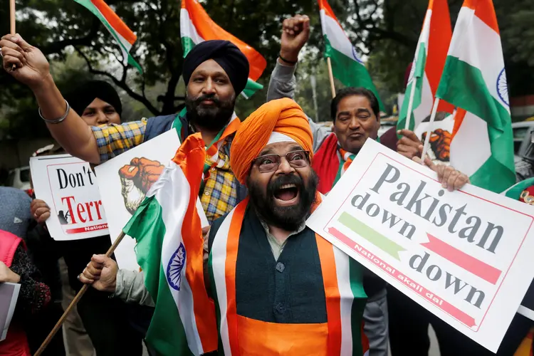 Índia: Modi deve ser favorecido pelas recentes intervenções indianas no Afeganistão, que ascendeu um clima nacionalismo no país (Adnan/Reuters)