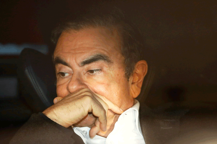 Carlos Ghosn: ex-executivo fugiu do Japão, onde é investigado por acusações de fraudes e corrupção (Issei Kato/Reuters)
