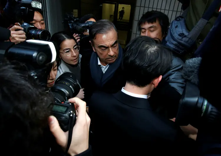 Carlos Ghosn: ex-presidente da Nissan foi preso novamente na última quinta-feira, 4 (Issei Kato/File Photo/Reuters)