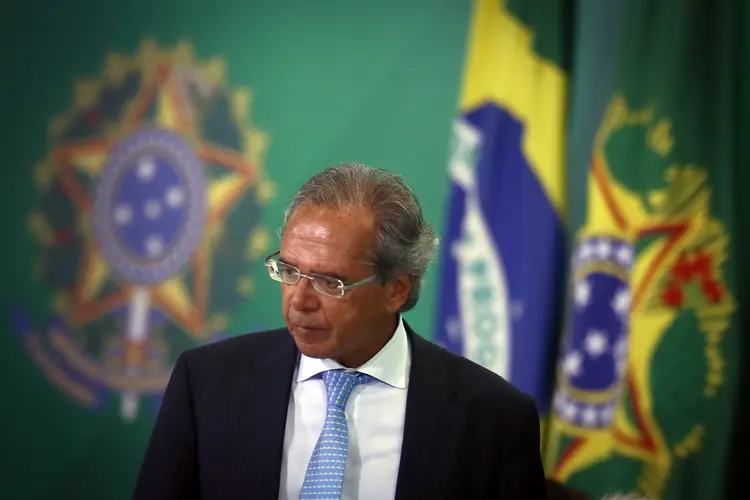 Paulo Guedes: ministro trabalha em projeto para solução de crise financeira dos estados (Andre Coelho/Bloomberg)