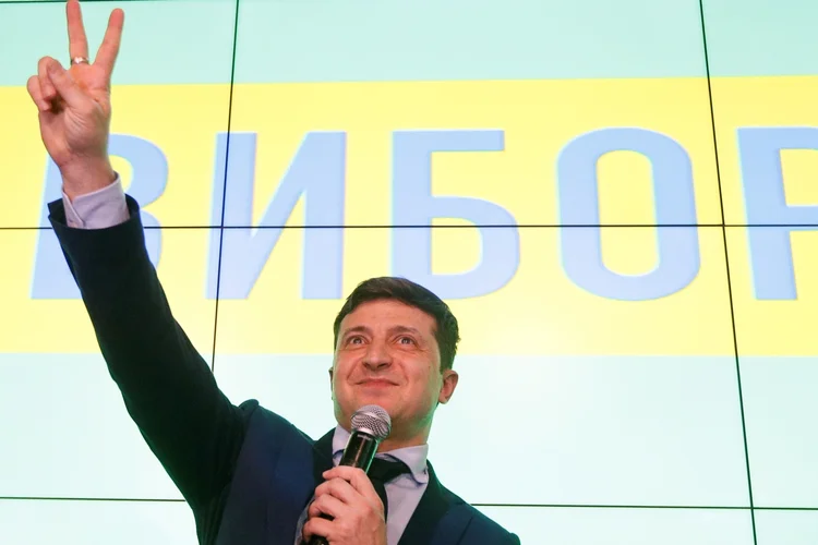 Volodymyr Zelensky: candidato favorito à Presidência da Ucrânia tem apoio da Rússia (Valentyn Ogirenko/Reuters)