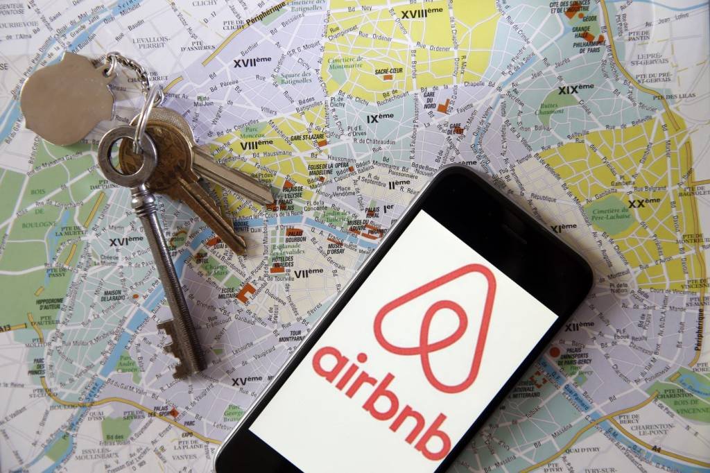 Airbnb: startup de aluguel por temporada avalia uma listagem dupla na Long-Term Stock Exchange (Chesnot/Getty Images)