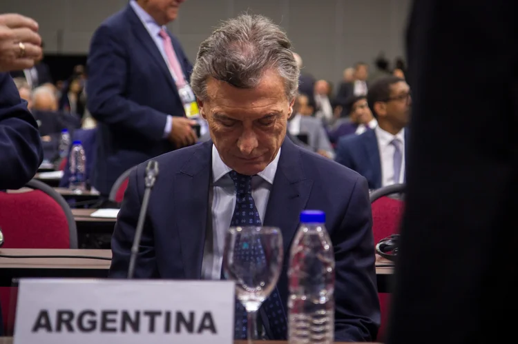 Macri: presidente argentino acabou recorrendo ao FMI em 2018 e tomou emprestados US$ 56,3 bilhões (ederico Rotter/NurPhoto/Getty Images)