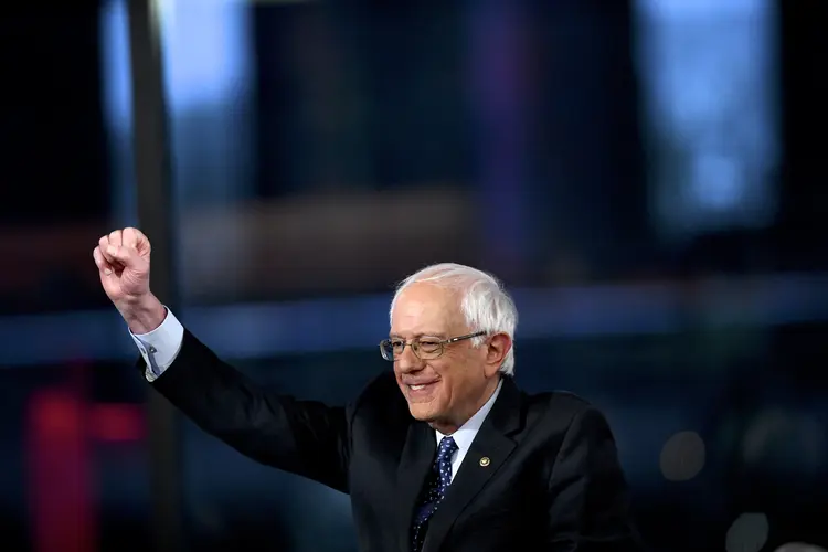 Sanders: 18 democratas disputam a indicação do partido para as eleições americanas de 2020 (Mark Makela/Getty Images)