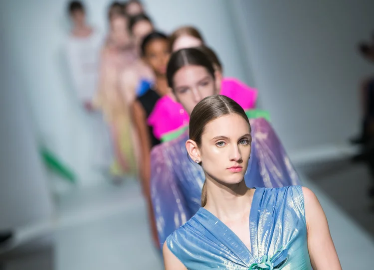 O desfile de Reinaldo Lourenço aconteceu no Farol Santander, no centro da cidade (Alexandre Schneider/Getty Images)