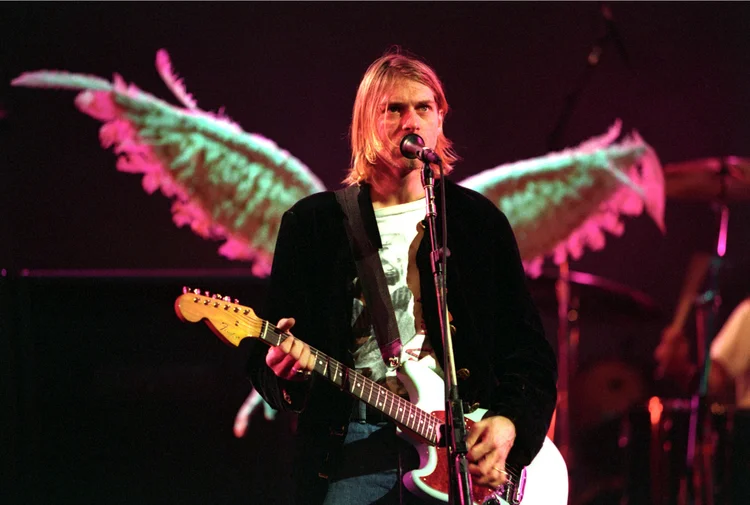 Kurt Cobain: cantor foi encontrado morto, aos 27 anos, ao cometer suicídio em sua casa em Seattle, em abril de 1994 (Jeff Kravitz/Getty Images)