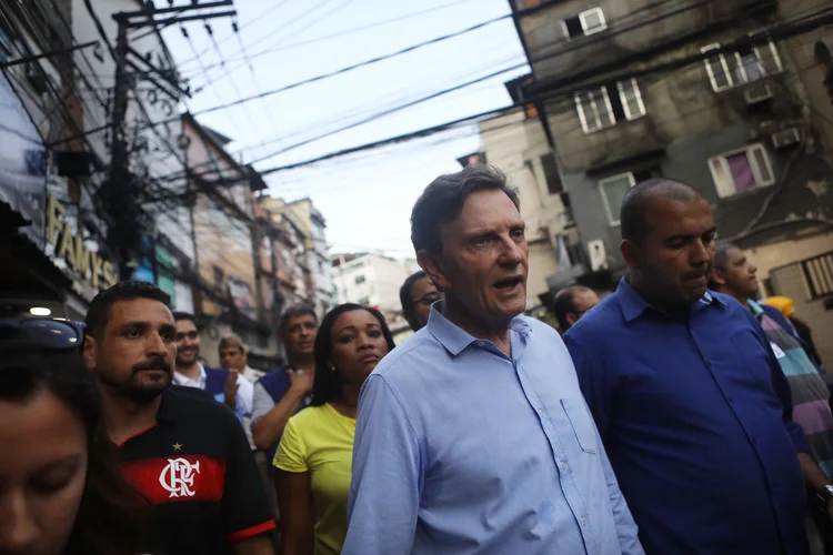 Crivella: o imóvel, que pode abrigar um novo condomínio com 21 mil novas residências, fica no entorno da Pedra da Panela (Mario Tama/Getty Images)