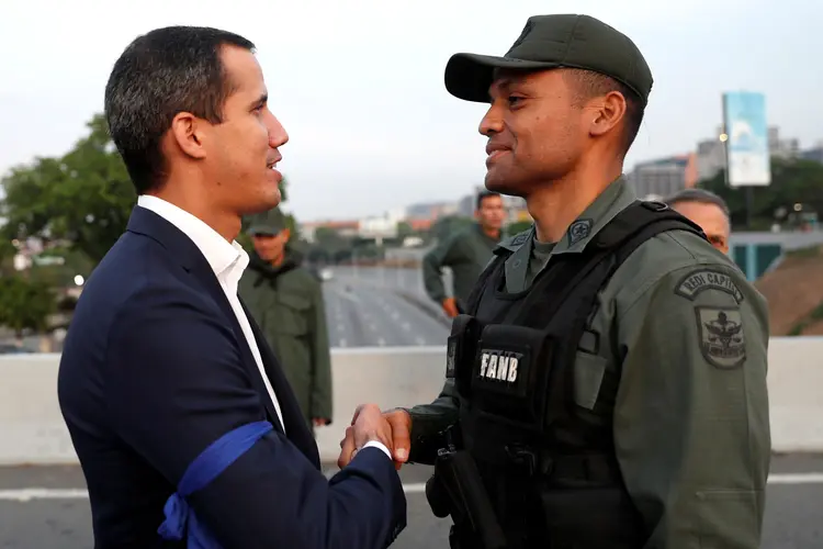 O opositor Juan Guaidó: autodeclarado presidente interino da Venezuela, Guaidó tenta derrubar Maduro do poder (Carlos Garcia Rawlins/Reuters)