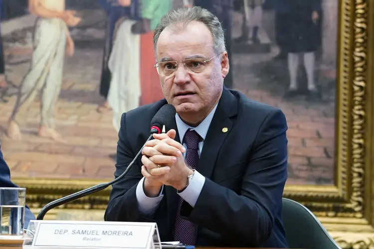 Deputado Samuel Moreira (PSDB-SP), relator da reforma da Previdência na comissão especial (Pablo Valadares/Câmara dos Deputados/Agência Câmara)