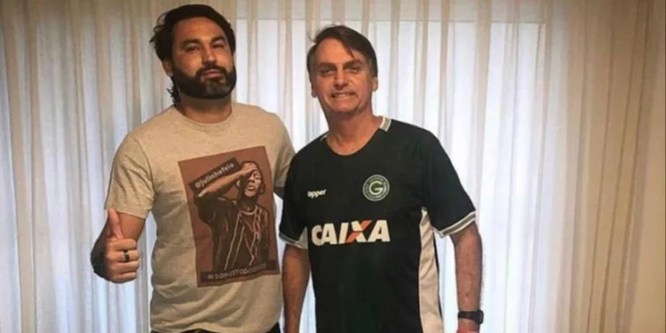 Léo Índio: Leonardo é primo dos filhos mais velhos do presidente Jair Bolsonaro (Redes Sociais/Reprodução)