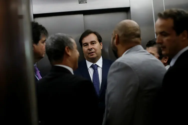 Rodrigo Maia: presidente da Câmara vetou ontem abertura de processo de impeachment de Hamilton Mourão (Valter Campanato/Agência Brasil)