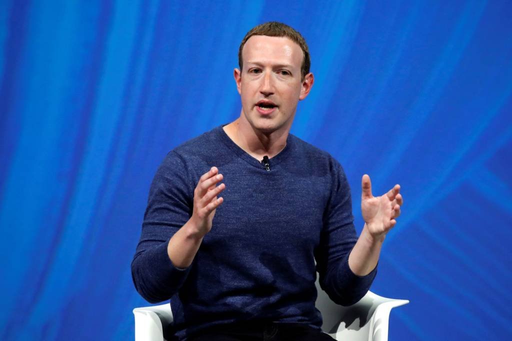 Mark Zuckerberg: fundador e presidente da rede social disse que não iria ocultar publicações do presidente Trump sobre os protestos antirracismo (Reuters/Charles Platiau)