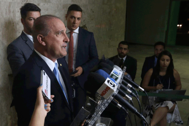 Abraham foi apresentado a Bolsonaro por intermédio de Onyx Lorenzoni, ainda no período pré-eleitoral (Valter Campanato/Agência Brasil)