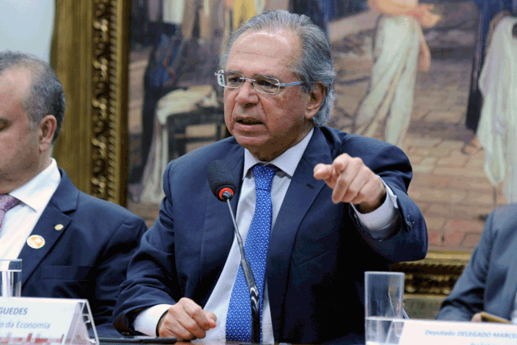 Paulo Guedes: ministro participou de comissão na Câmara para discutir Previdência (Cleia Viana/Agência Câmara)