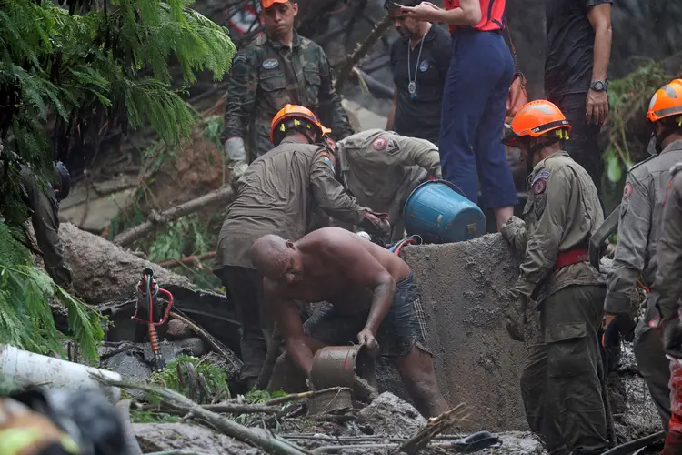 Rio de Janeiro: chuvas deixaram estragos e mortos na última semana (Ricardo Moraes/Reuters)