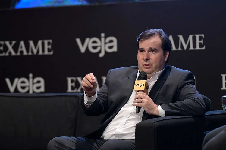 Rodrigo Maia: presidente da Câmara foi entrevistado pelo colunista Ricardo Noblat (Flávio Santana / Biofoto/Exame)