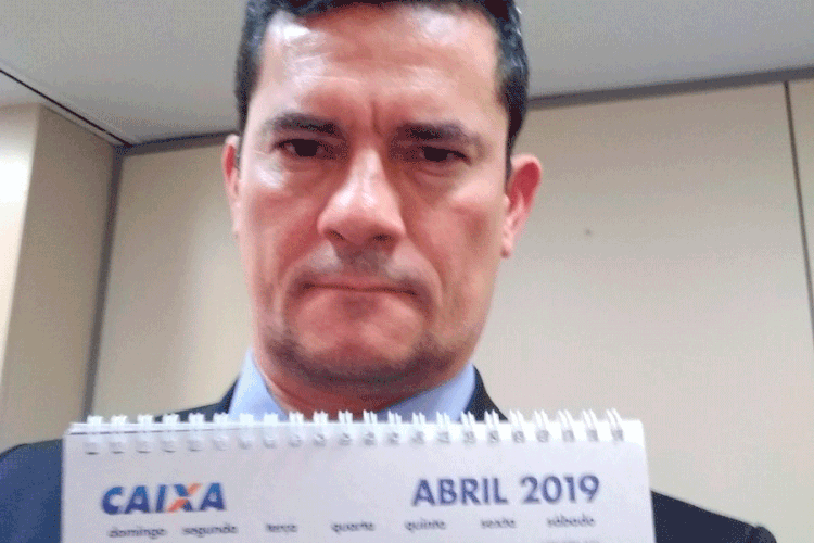 Sergio Moro: ministro usou sua recém inaugurada conta no Twitter para se manifestar (Twitter Sergio Moro/Divulgação)