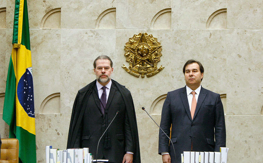 Toffoli-Maia: proposta representa conflito entre o Legislativo e o Judiciário (Rosinei Coutinho/SCO/STF/Divulgação)