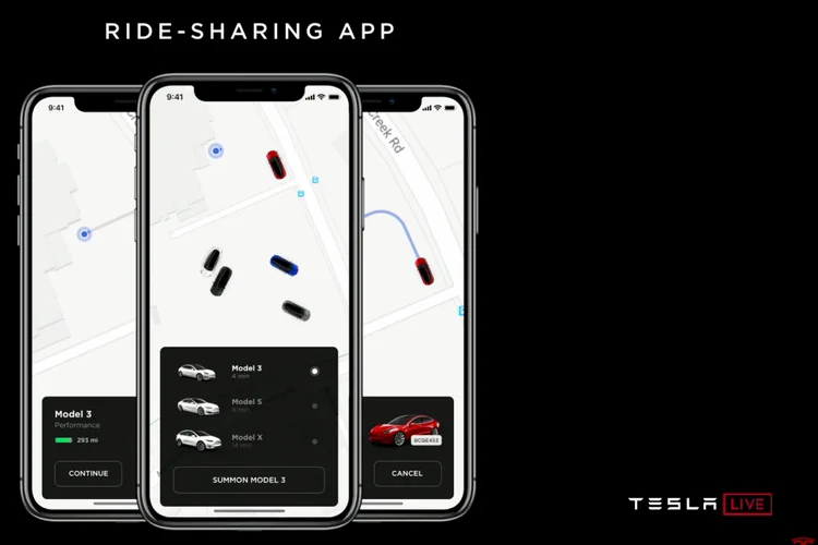 Tesla: aplicativo de caronas autônomas é anunciado por Musk (Tesla/Reprodução)